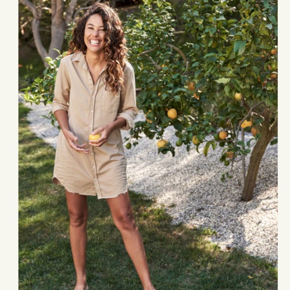 Frank and Eileen Mary Dress Sand Xs